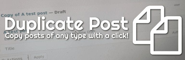 WordPress Best Duplicate Post Plugin