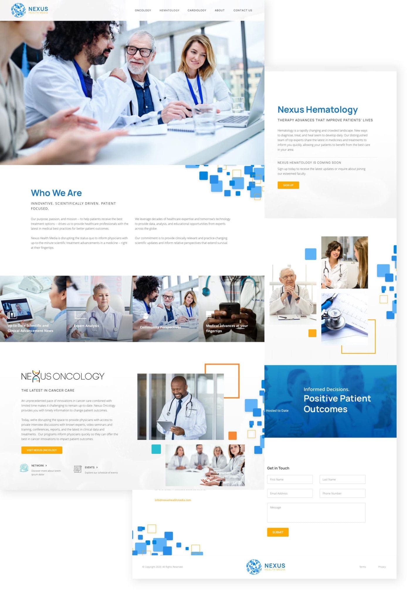 Nexus Health Media WordPress Design